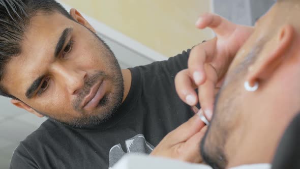 Beard Correction in Barbershop Salon