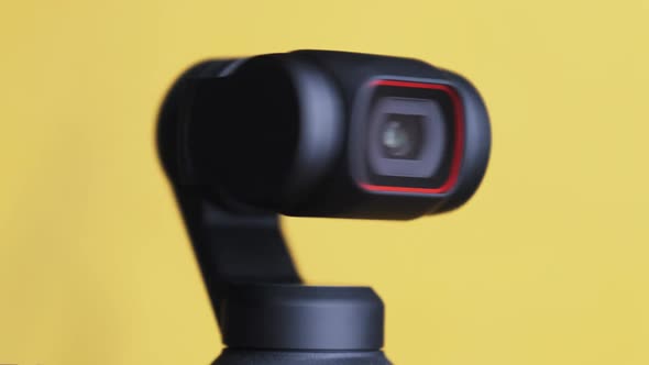 The Robotic Camera Rotates in Different Directions