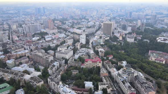 Kyiv, Ukraine Aerial View of the City. Kiev