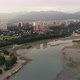Aerial View of the River and Lake Sairan in Almaty Kazakhstan - VideoHive Item for Sale