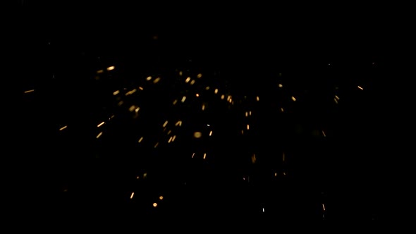 Sparks in ultra slow motion 