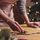 Merry Christmas, Happy New Year. Gingerbread cooking, cake or strudel baking - VideoHive Item for Sale