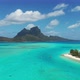 Aerial Tropical Landscape of Bora Bora Lagoon - VideoHive Item for Sale