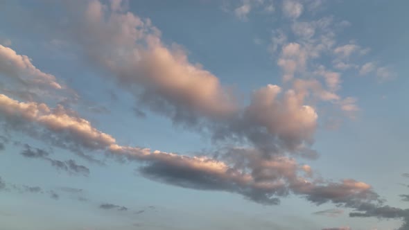 Clouds moving timelapse