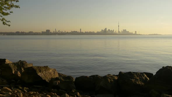 Toronto skyline as seen from the islands