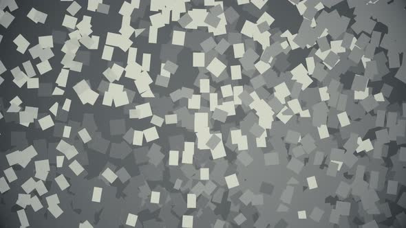 Abstract lo fi Grayscale Squares Background Animation. Pointillistic Art Effect alt