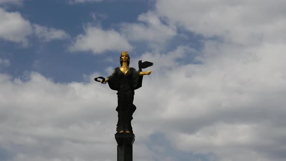 Time lapse from Statue of Saint Sofia 