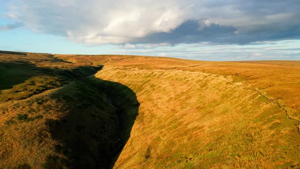 Amazing Landscape at Snake Pass in the Peak District National Park  Travel Photography