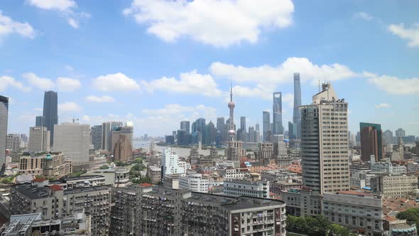 Timelapse Downtown Shanghai