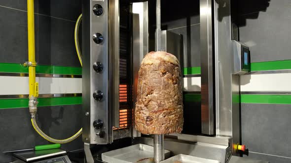 Automatic Meat Doner Slicing Machine