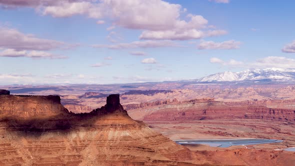 Cloud Time Lapse Moab Utah Landscape