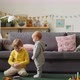 Toddler Boy Playing with Brother and Mom - VideoHive Item for Sale