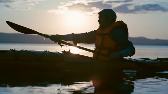 Kayaking at Dusk