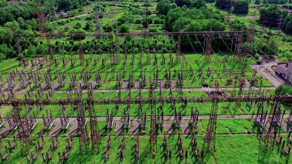 High Voltage Lines and Power Pylons