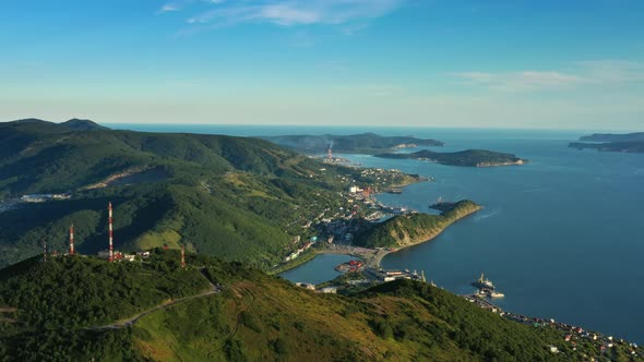 Avacha Bay and PetropavlovskKamchatsky