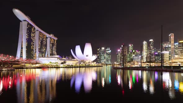 Time Lapse of the amazing Singapore skyline