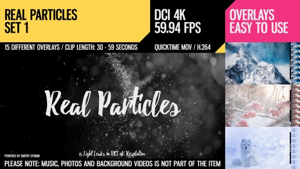 Real Particles (4K Set 1)