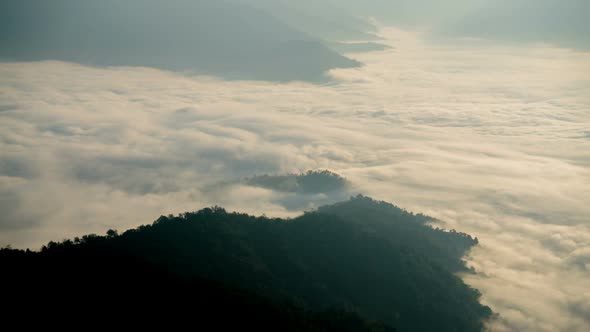 Nature Fog And Mountain