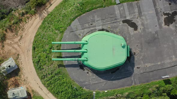 Coastal Tower Battery with a Caliber of 305 Mm is Located on Russky Island