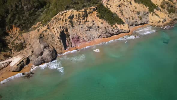 Aguas Blancas beach in Ibiza, Spain