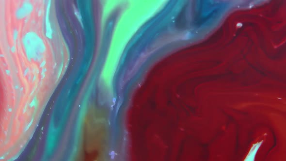 Swirling And  Liquid Explosion Paint Texture 