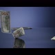 American $100 Bills Falling onto a Reflective Surface - MONEY 0039 - VideoHive Item for Sale