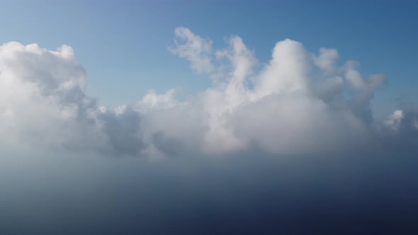 Abstract Aerial Nature Summer Ocean Sunset Sea and Sky Background