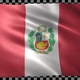Peru waving flag looped - VideoHive Item for Sale