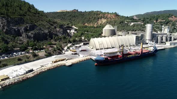 Cargo Ship Aerial