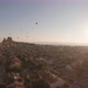 Cappadocia Aerial Shot of Rock Chimneys and Uchisar Castle in Goreme Turkey - VideoHive Item for Sale