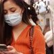 Young asian woman cover mouth , wear medical face mask to protect viruses - VideoHive Item for Sale