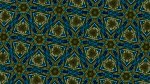 Abstract Background Hexagon Flower Pattern Animation