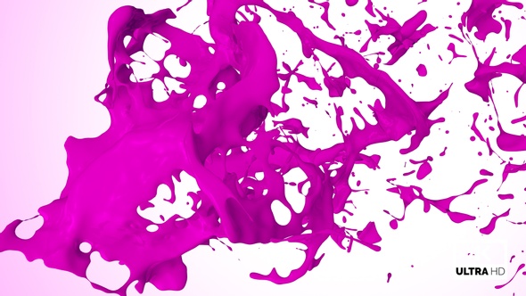 Splash Of Pink Paint V4