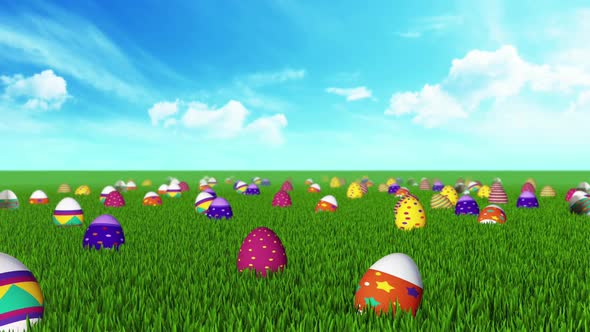 Easter Egg Field 02 Hd