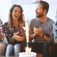 Group of Friends Enjoying and Celebrating Birthday and Partying - VideoHive Item for Sale