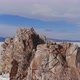 Aerial View of Winter Landscape of Rocky Mountains on Lake Baikal - VideoHive Item for Sale
