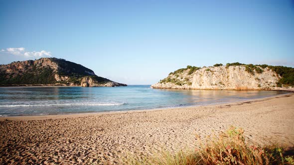 Voidokilia Beach In Greece