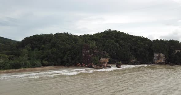 The Beaches at the most southern part of Borneo Island