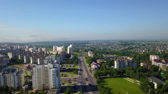 City Vitebsk. Prospect Chernyakhovsky 10