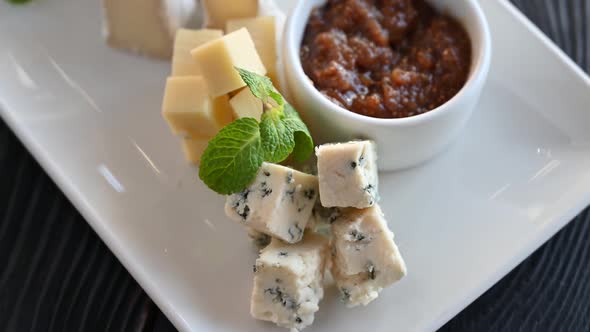 Cheese Plate Closeup