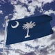 South Carolina Flag With Sky - VideoHive Item for Sale
