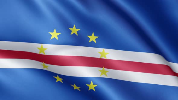 Flag of Cape Verde | UHD | 60fps