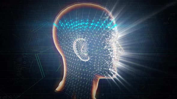4K AI 3D Biometric Face Id Scanning Technology Seamless Loop