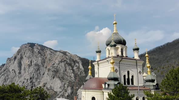 Foros Church on Top of Mountain Foros Crimean Peninsula