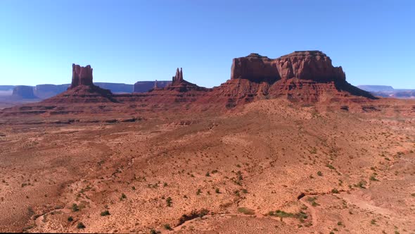 Panorama of the West and East Mitten Buttes