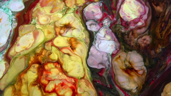 Abstract Bright Colours Paint Spreading Texture 55 alt