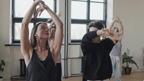 Guy Teaching Vogue Dancers