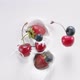 Berries Falling Into the Milk and Rotating - VideoHive Item for Sale