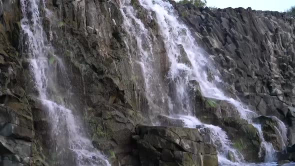 Waterfall at Hopkins Falls Scenic Reserve, Cudgee Victoria Australia - Attraction Great Ocean Road.