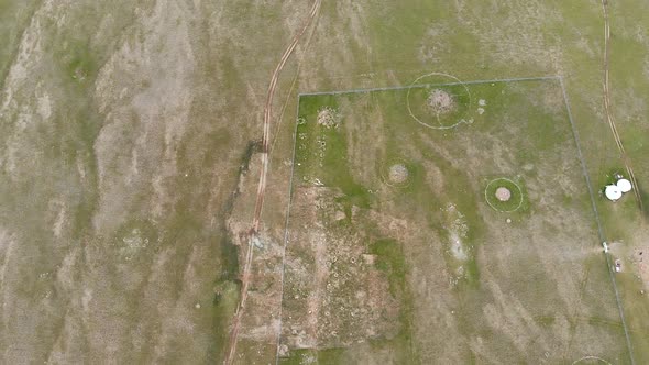 Aerial View of The Historical Inscriptions in Stone Monument Site